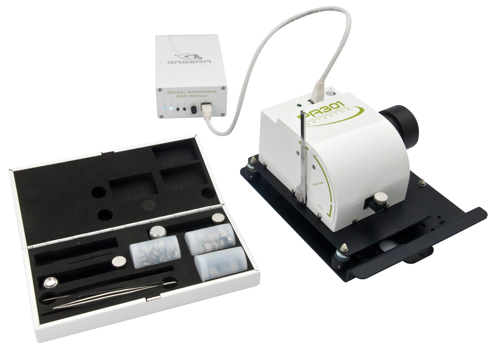 Photoacoustic FTIR accessory that enables rapid analysis of solid, semi-solid and liquid samples