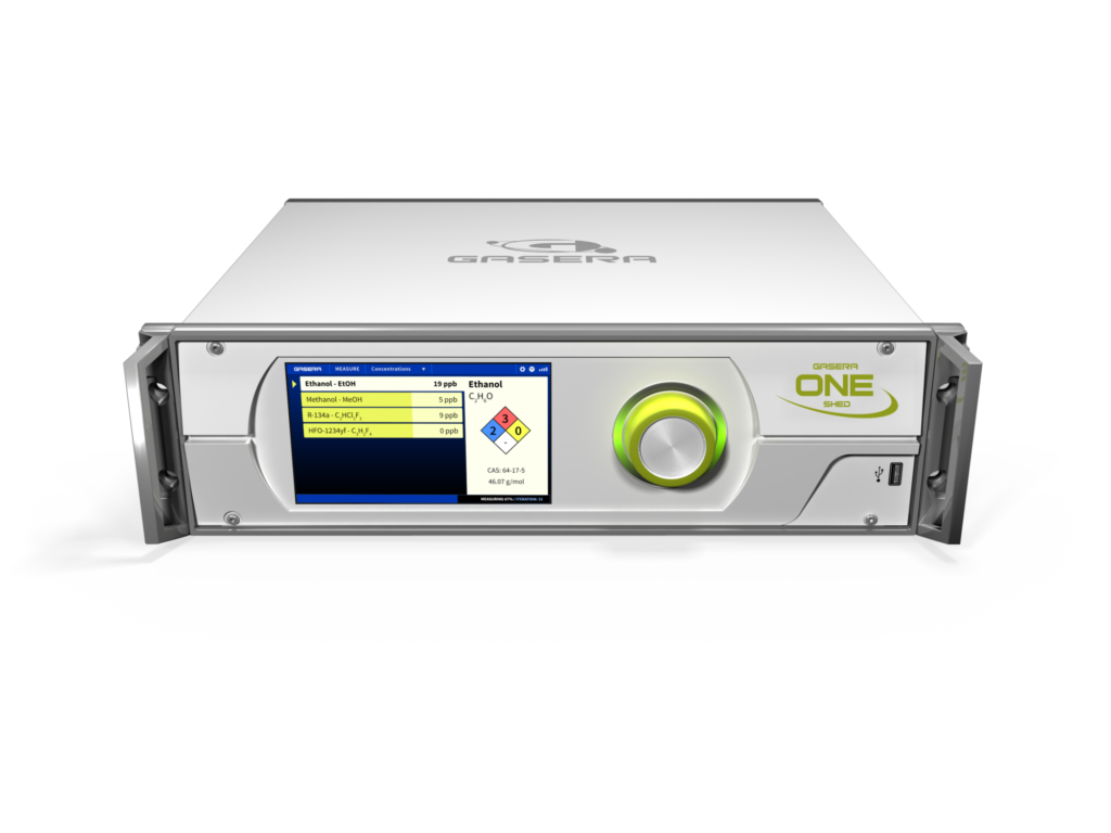 GASERA ONE SHED multi-gas analyser for automotive emissions testing